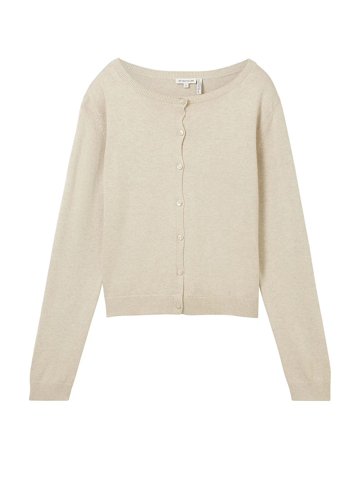 TOM TAILOR | Strickjacke | beige